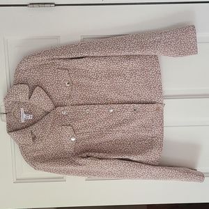 Isaac Mizrahi Live Jacket. Tan & White. Size 6 US